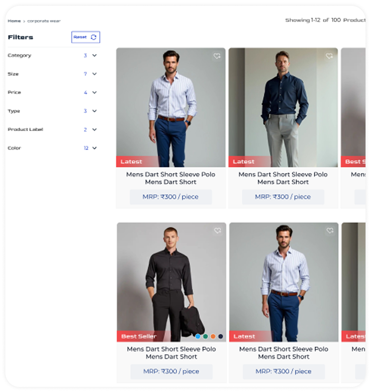 Product Listing View
